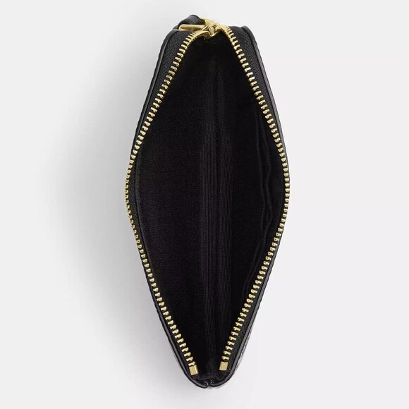 🐆Coach Corner Zip Wristlet With Leopard Print - Picture 3 of 6